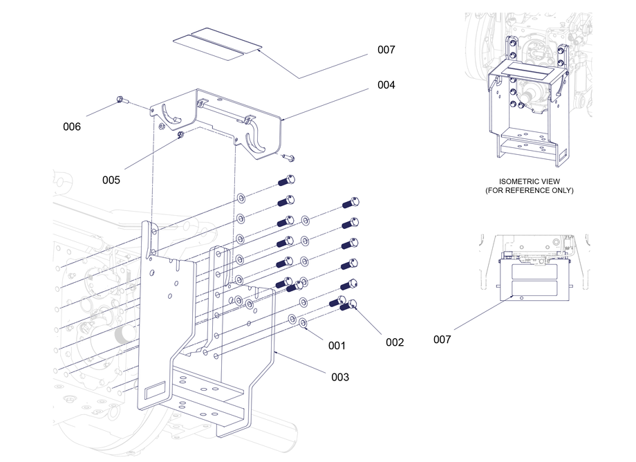 Drawbar Cage Installation - Range 1