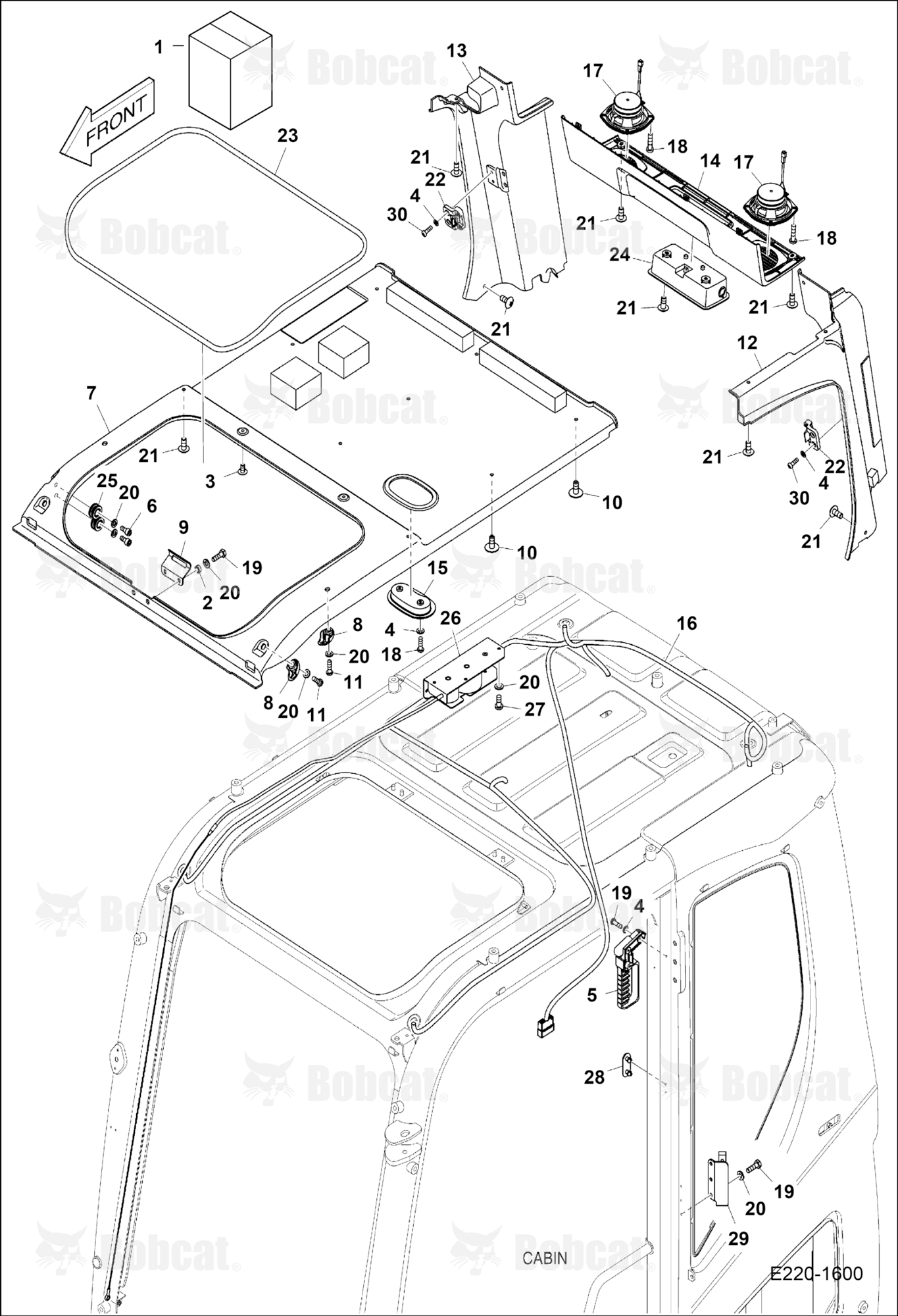Cabin (Three)(Roof)