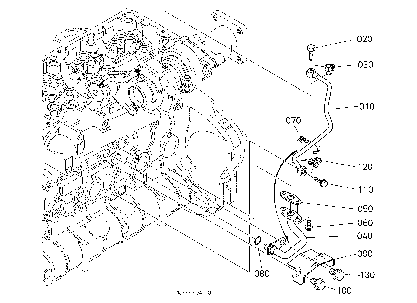 Oil Pipe (Turbo Charger)