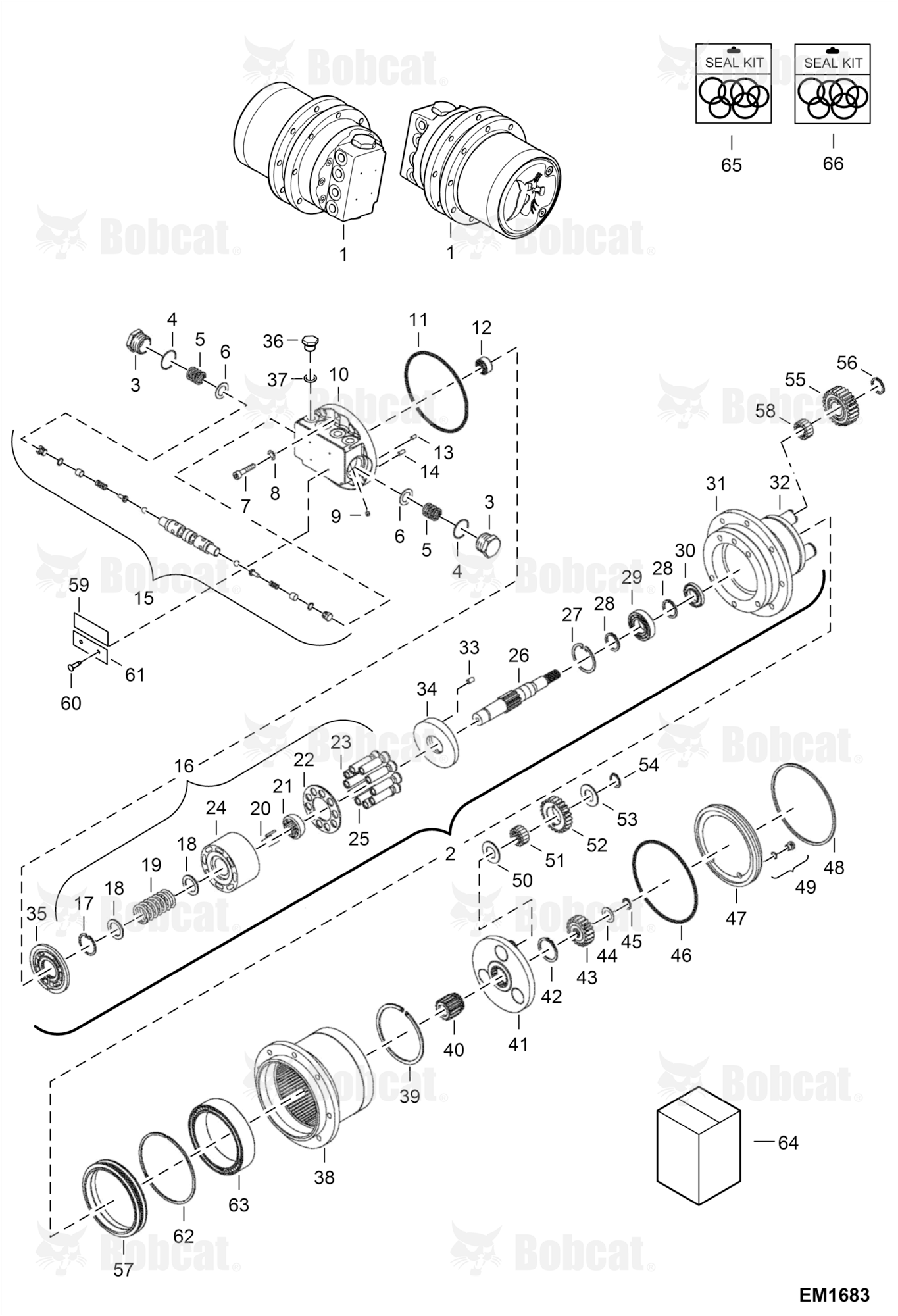 Drive Motor (Single Speed)