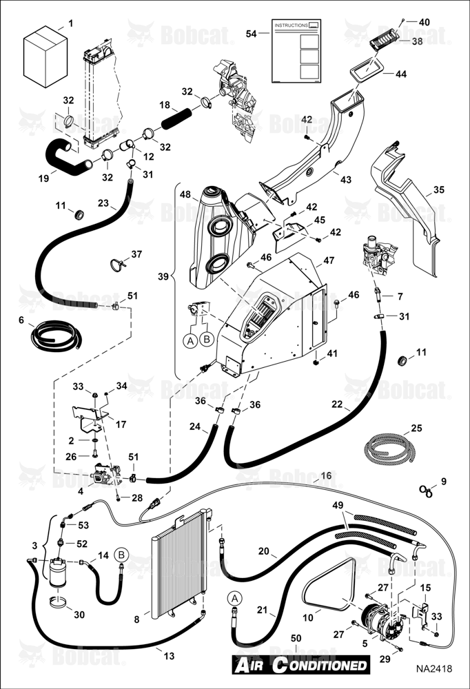 Heater & A/C (HVAC Kit) A93K11001 - A93K13194, AC2P11001 - AC2P13088
