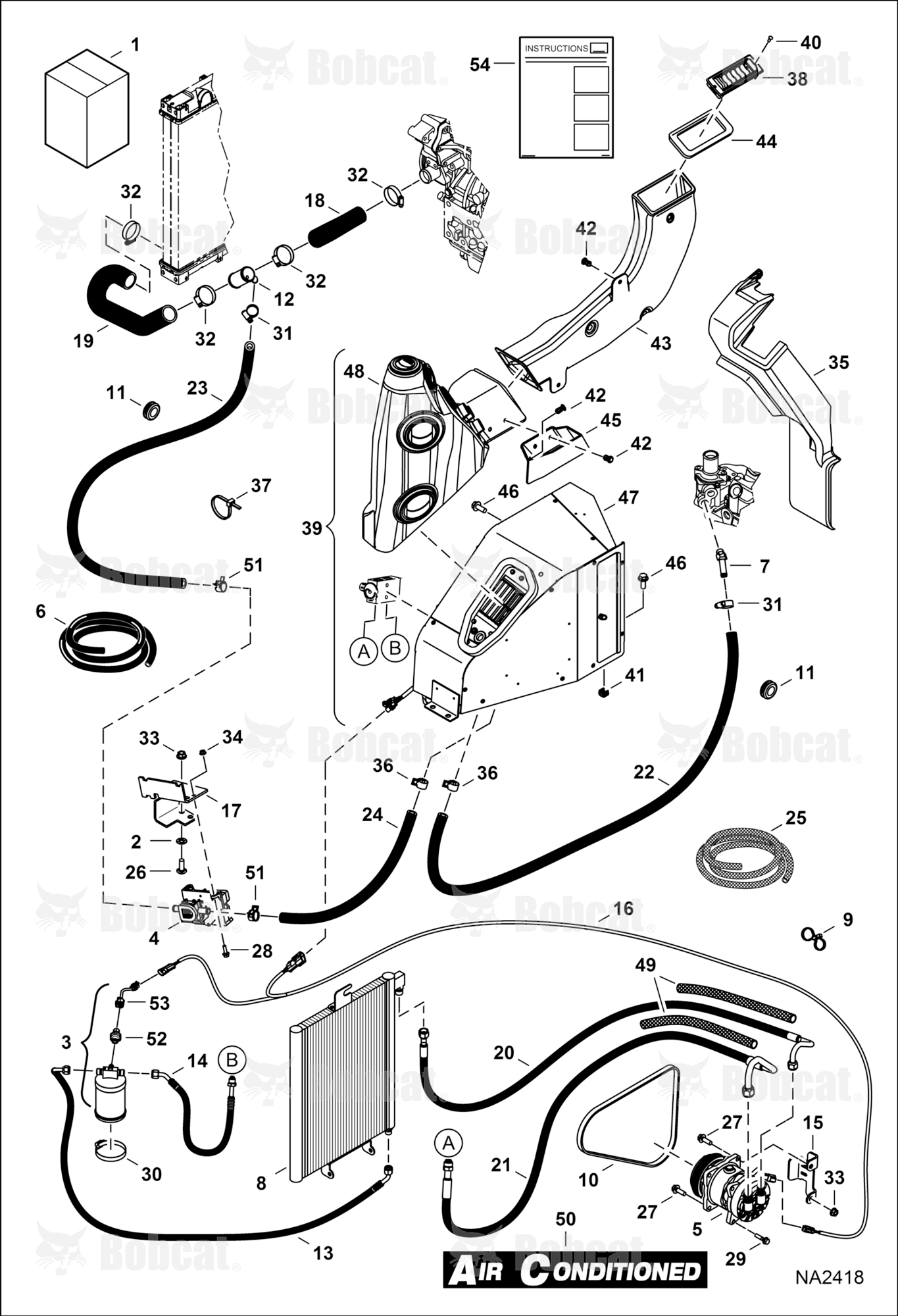 Heater & A/C (HVAC Kit)  A93K11001 - A93K13194, AC2P11001 - AC2P13088