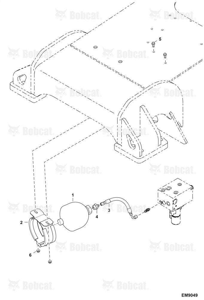 Hydraulic Circuitry (Parking Brake Accumulator) (Italy)