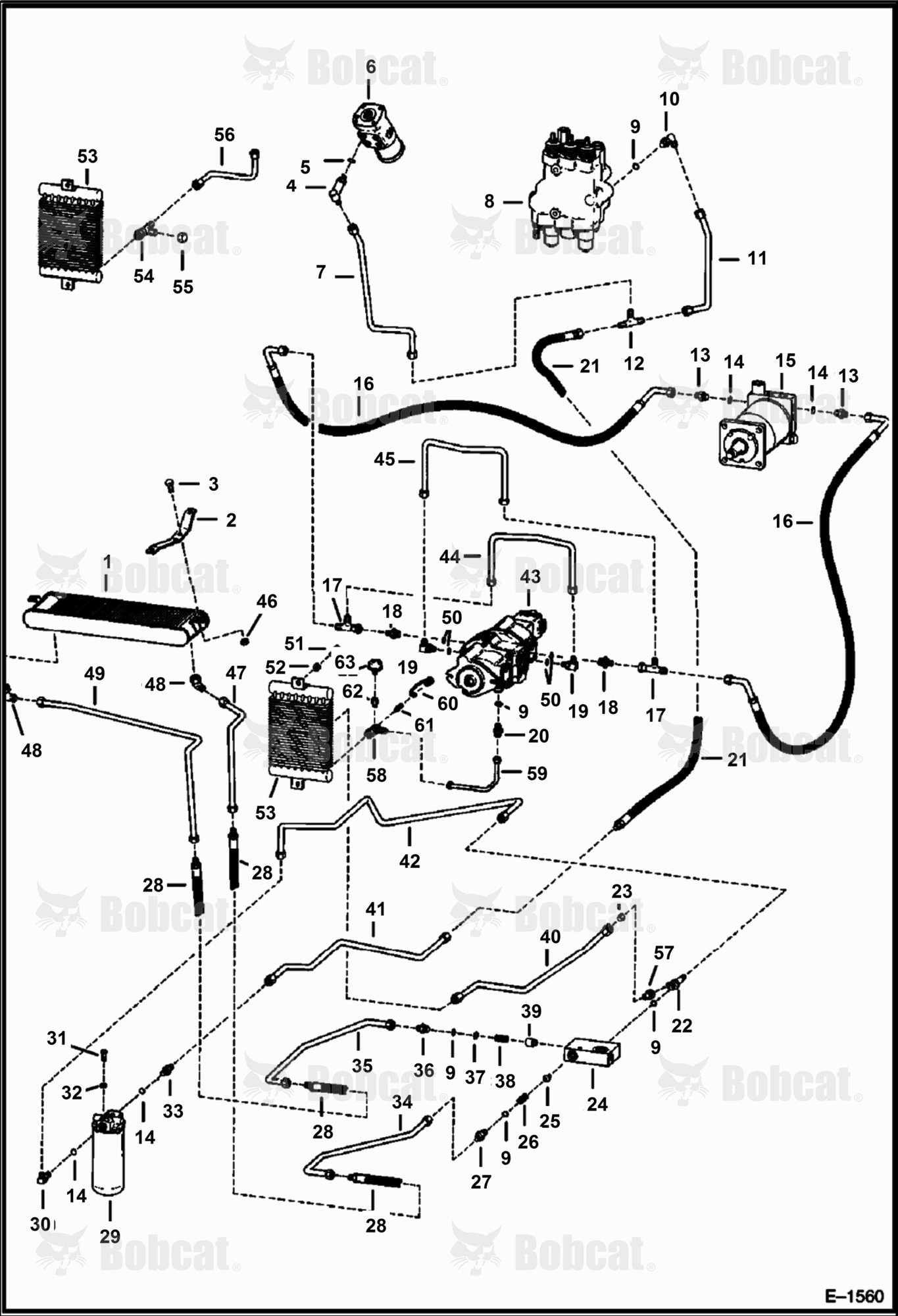 Hydrostatic Circuitry  503111001 - 503111999
