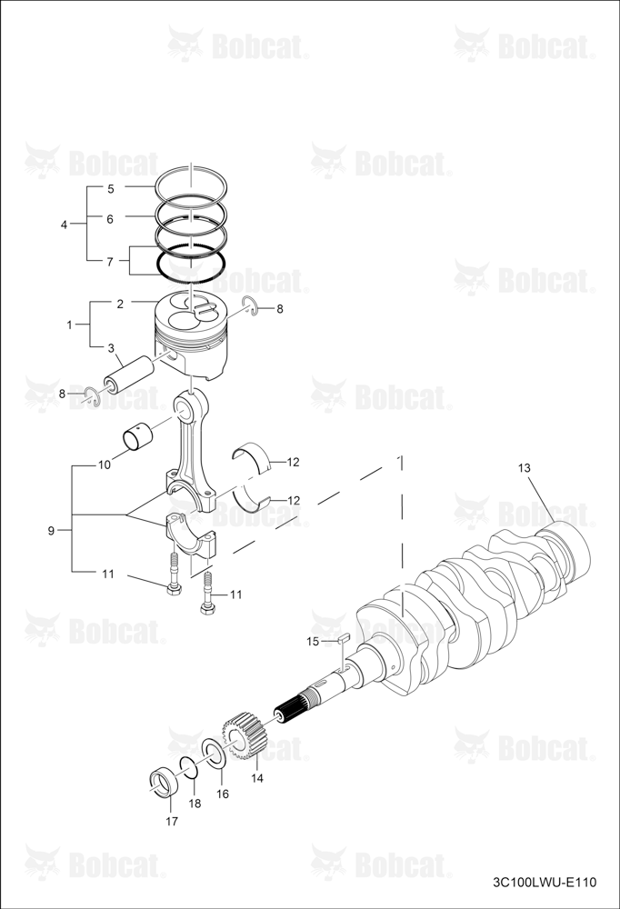 Piston Crankshaft Group