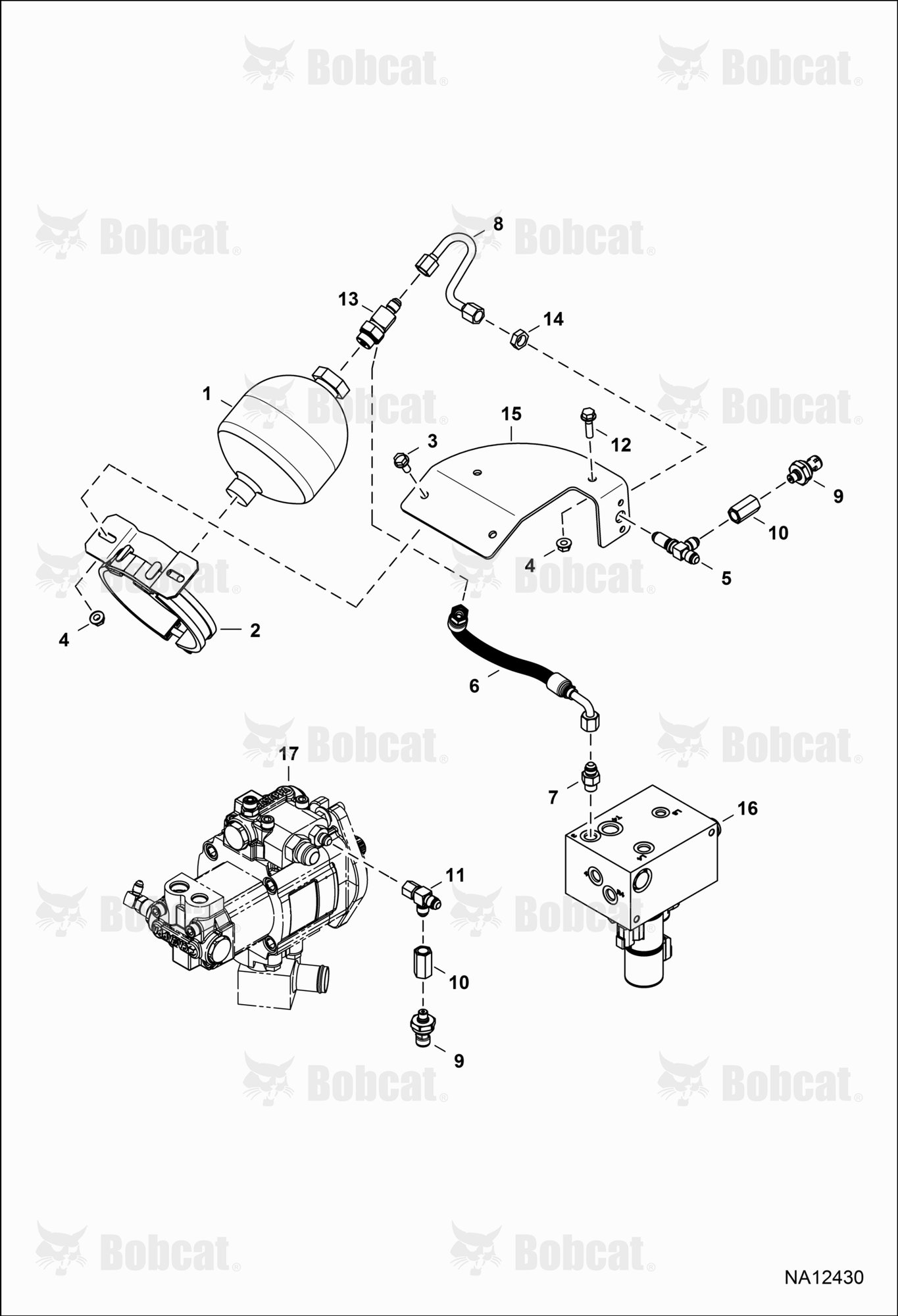 Hydraulic Circuitry (Service Brake Accumulator) (Germany)