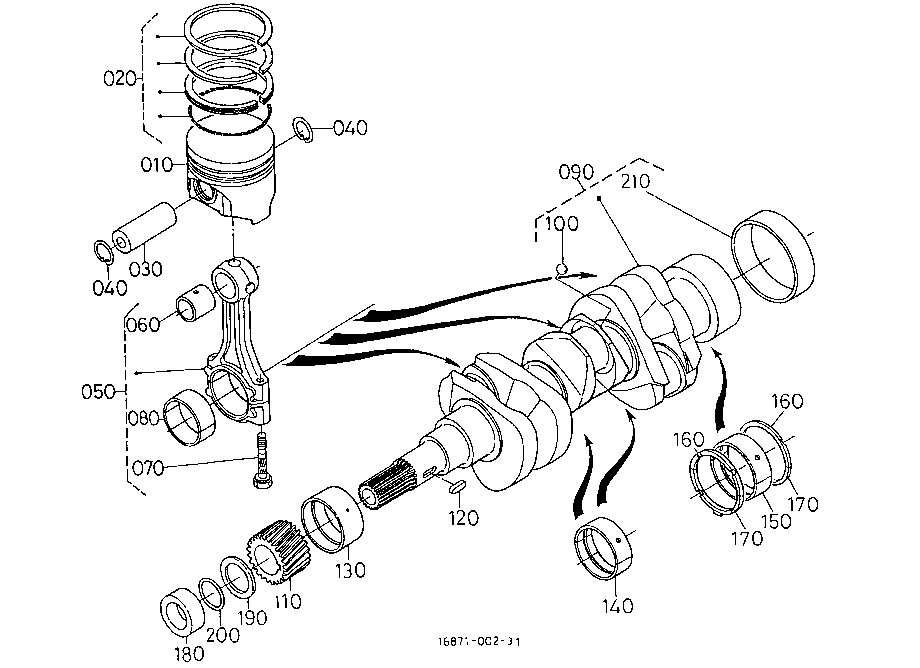 Piston/Crankshaft