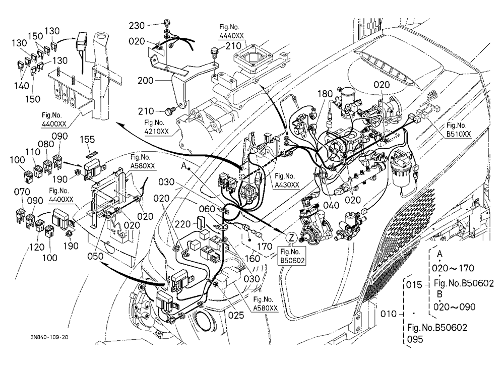 Electrical Wiring (Engine Rh)
