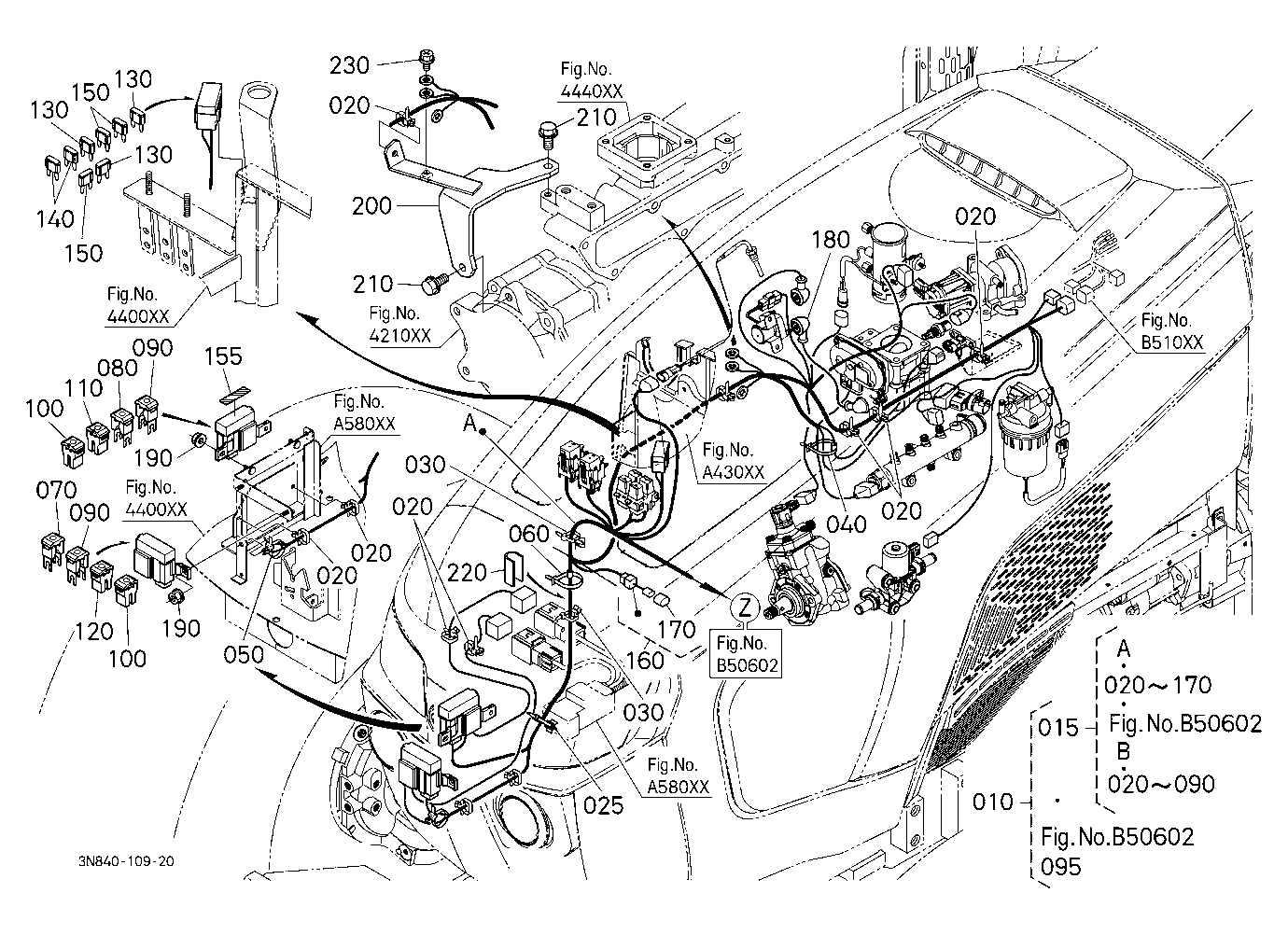 Electrical Wiring (Engine Rh)