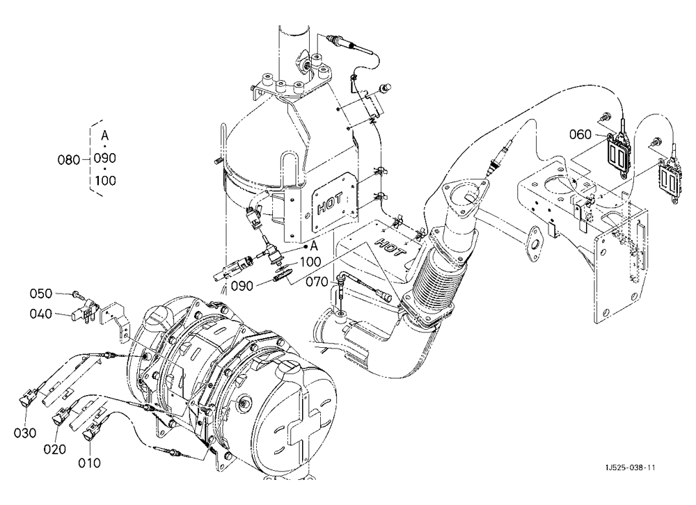 Engine Electrical Parts (Muffler)