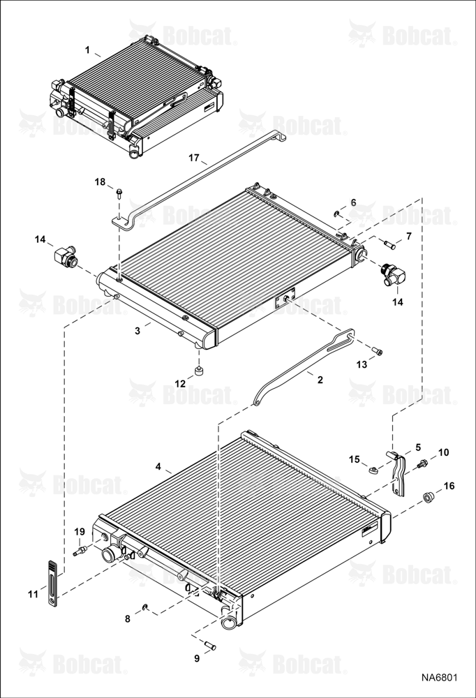 RADIATOR/COOLER Assembly ANMN11001 - ANMN15476