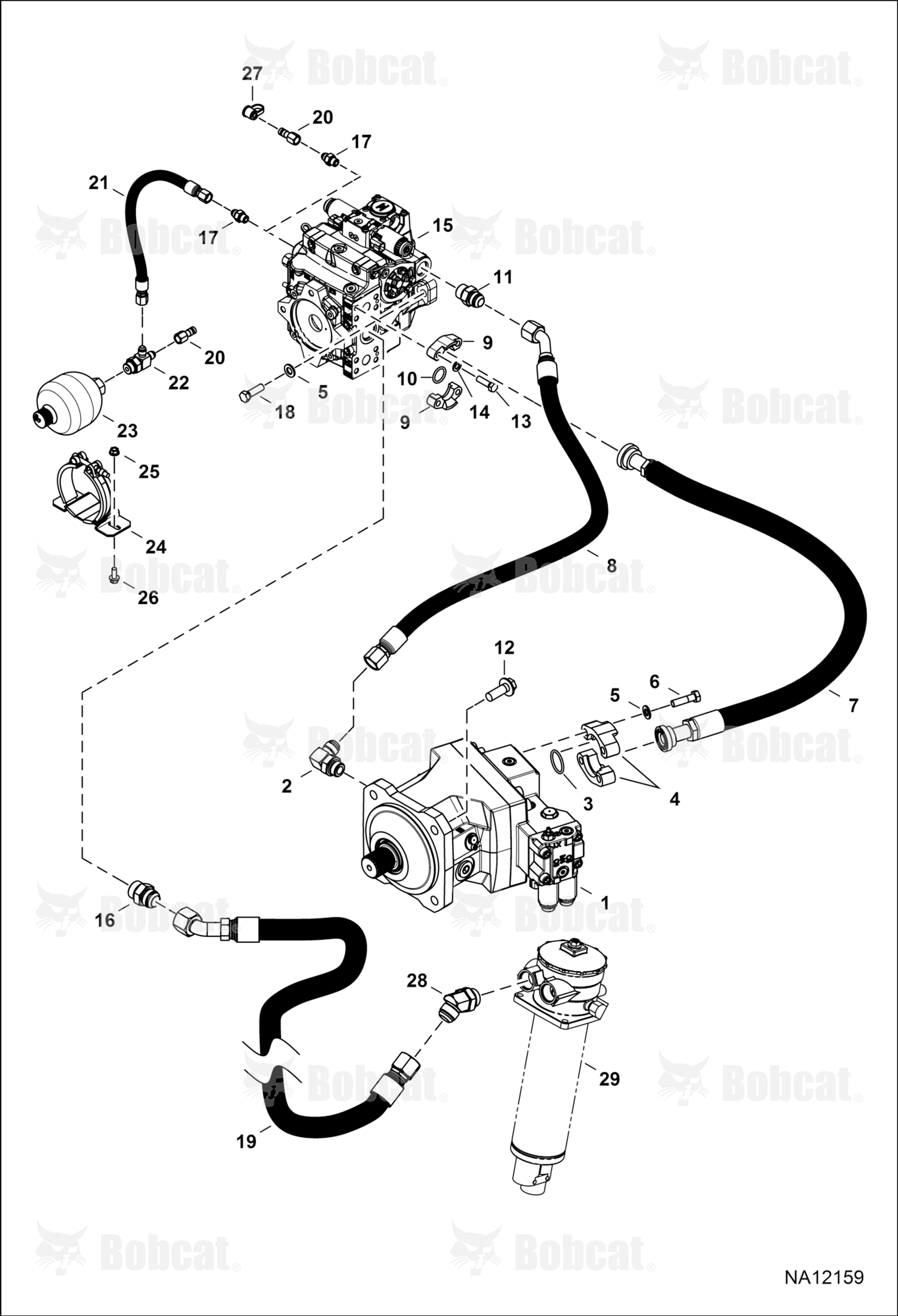 Hydrostatic Circuitry (Pump & Motor)