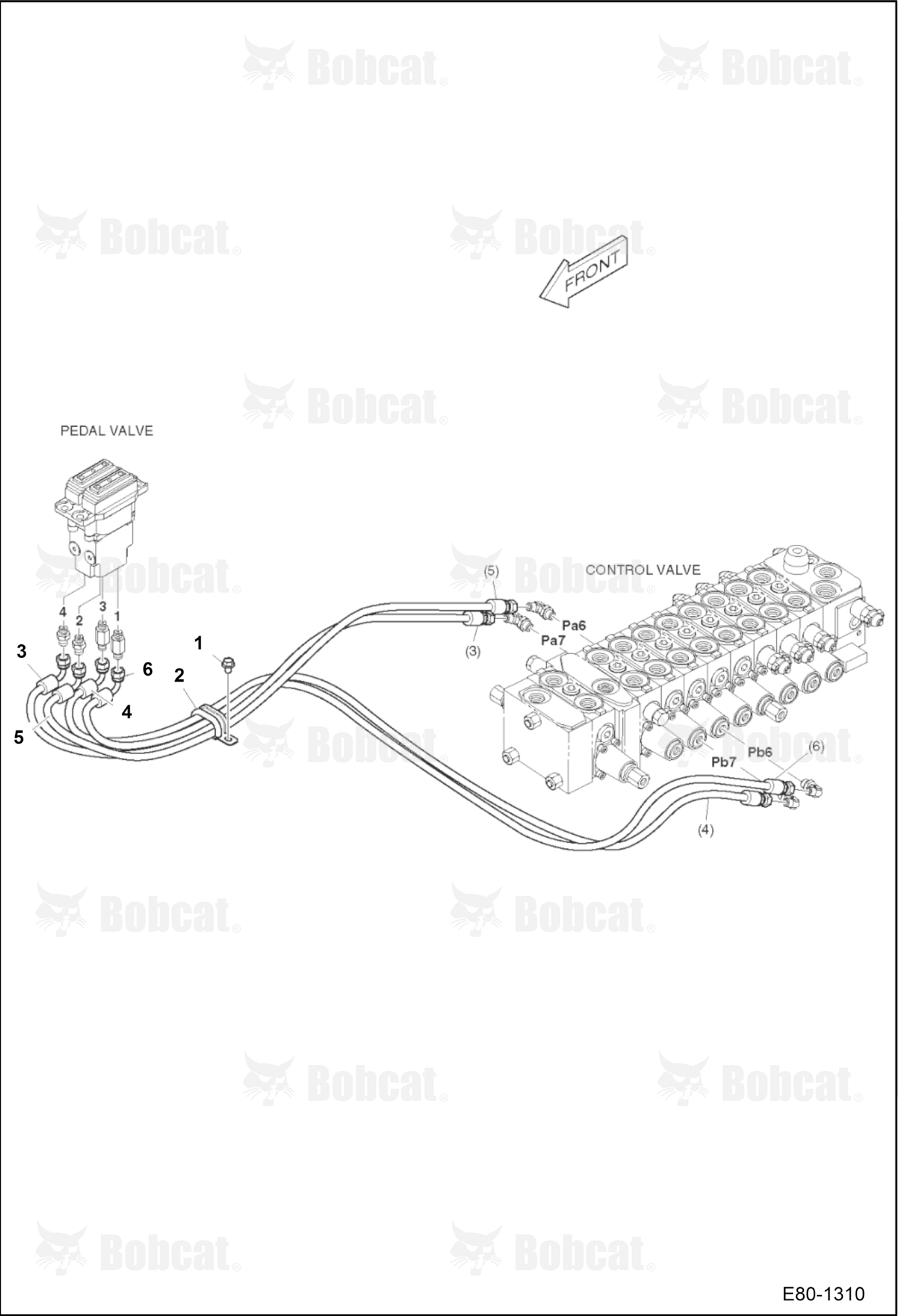 Hydraulic Pilot Circuitry (Travel W/O Motion Alarm)