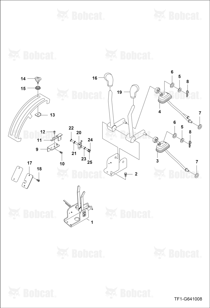 Position Draft Control Lever Group
