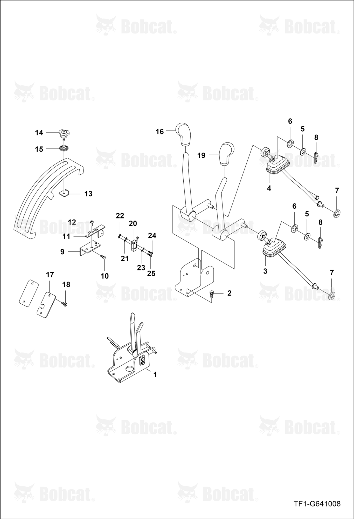 Position Draft Control Lever Group