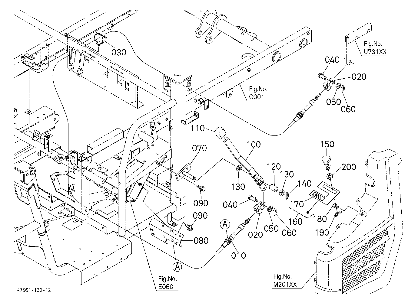 Hyd. Bed Lift Kit(Lift Lever) [Rtv900G/R-Sd] [Opti