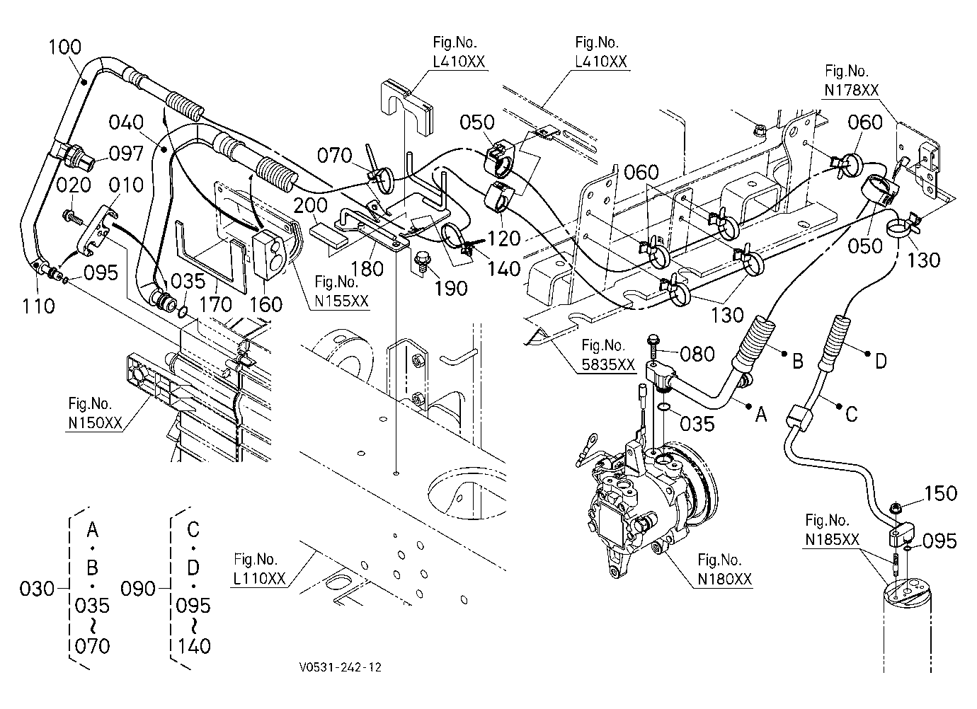 Air Conditioner Hose (Suction)