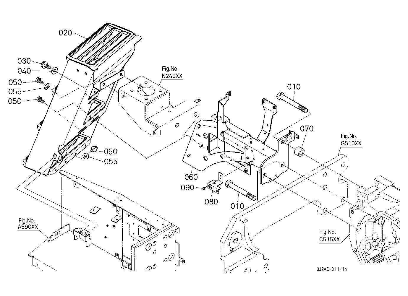 Step Rh [With Front Suspension] [With Loader Equip