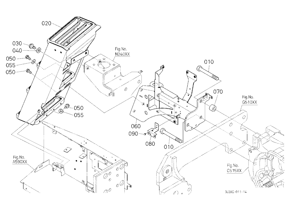 Step Rh [With Front Suspension] [With Loader Equip