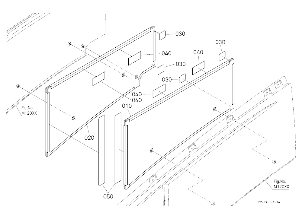 Hood (Bonnet) Upper (Sound Absorber/Insulator)
