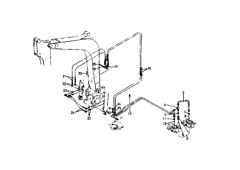 Oil Piping (Boom) [Except 07 10 14 Type]