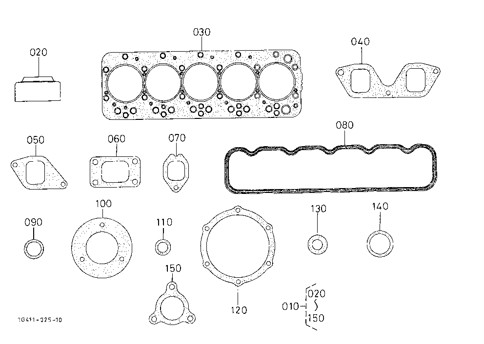 Upper Gasket Kit [Old Type]