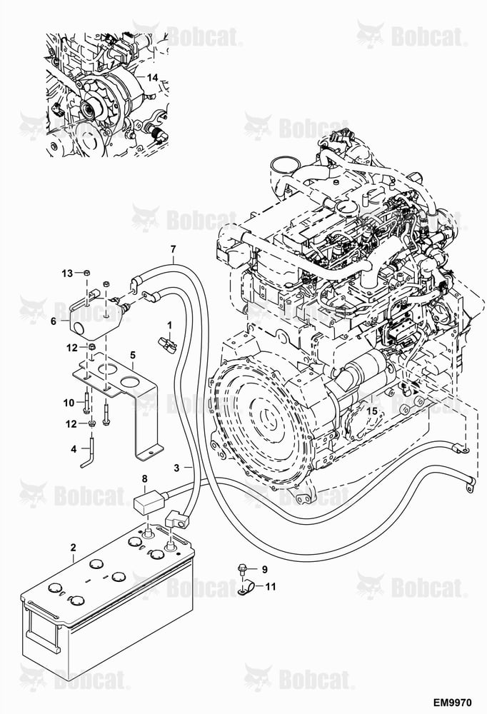 Engine Electrical Circuitry (Battery, Alternator & Starter)
