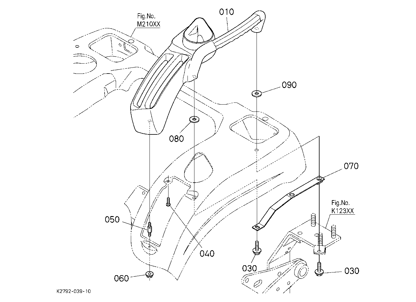 Lever Guide Lh