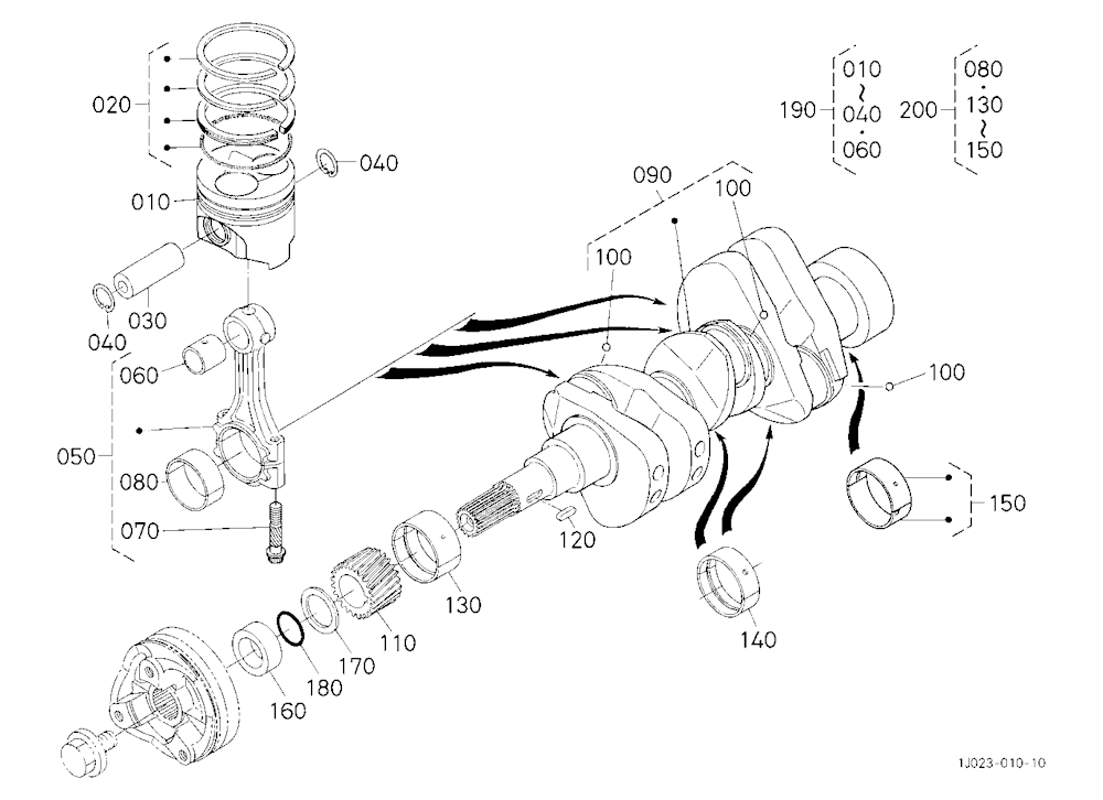 Piston And Crankshaft