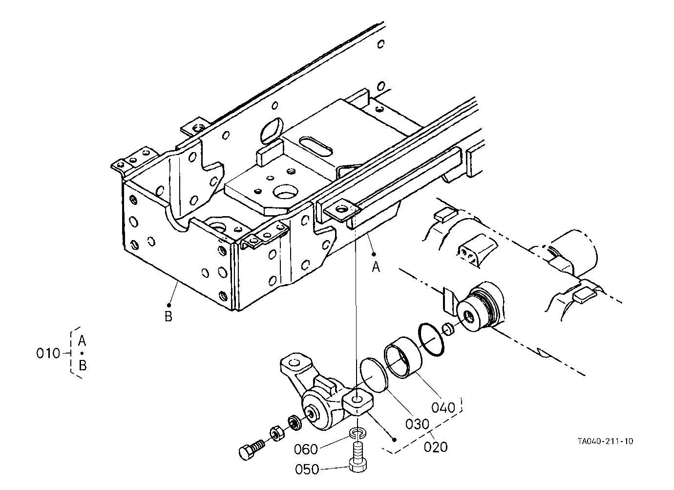 Front Axle Frame [4Wd] [Old Type] [Option]