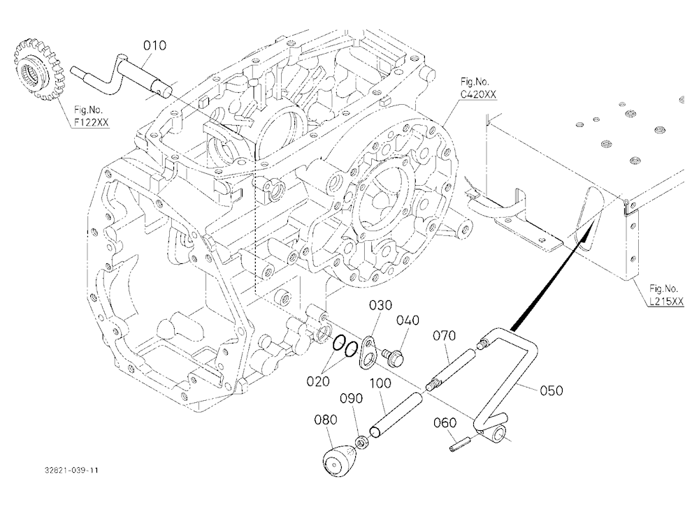 Front Wheel Drive Lever
