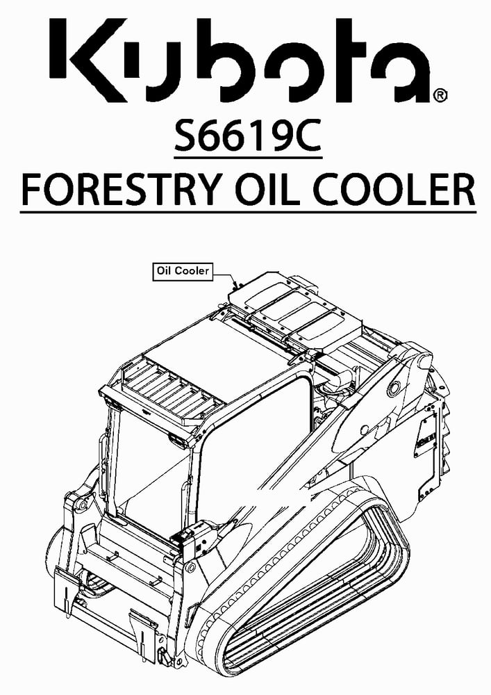 S6619C FORESTRY OIL COOLER