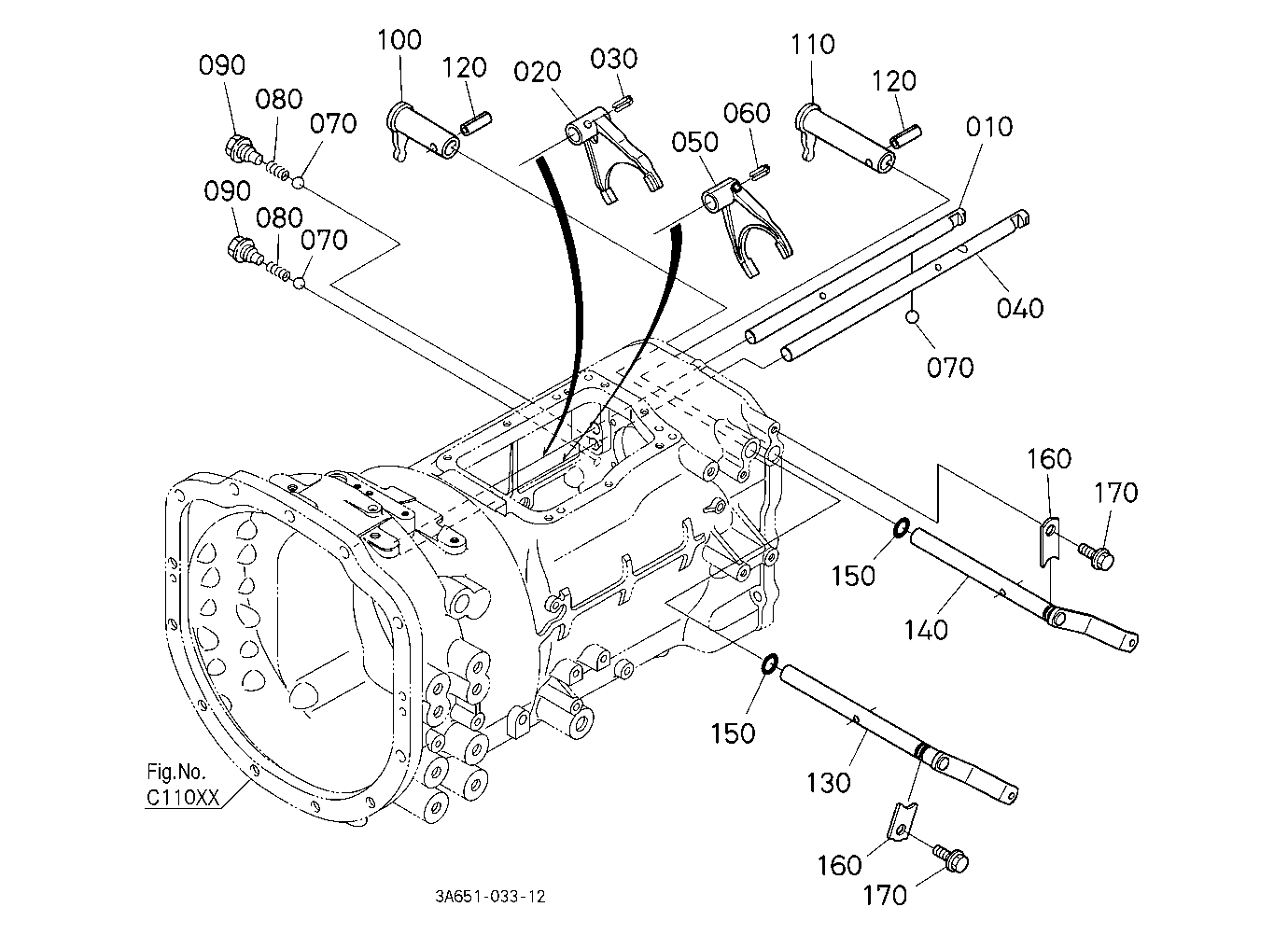 Range Gear Shift Fork/Creep Gear Shift Fork [Ca]