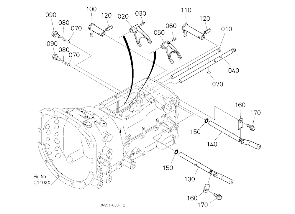 Range Gear Shift Fork/Creep Gear Shift Fork [Ca]