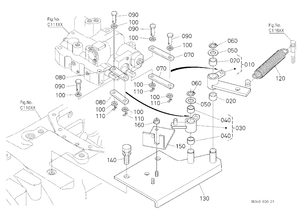 Valve Lever (Clutch/Shuttle)[Old]