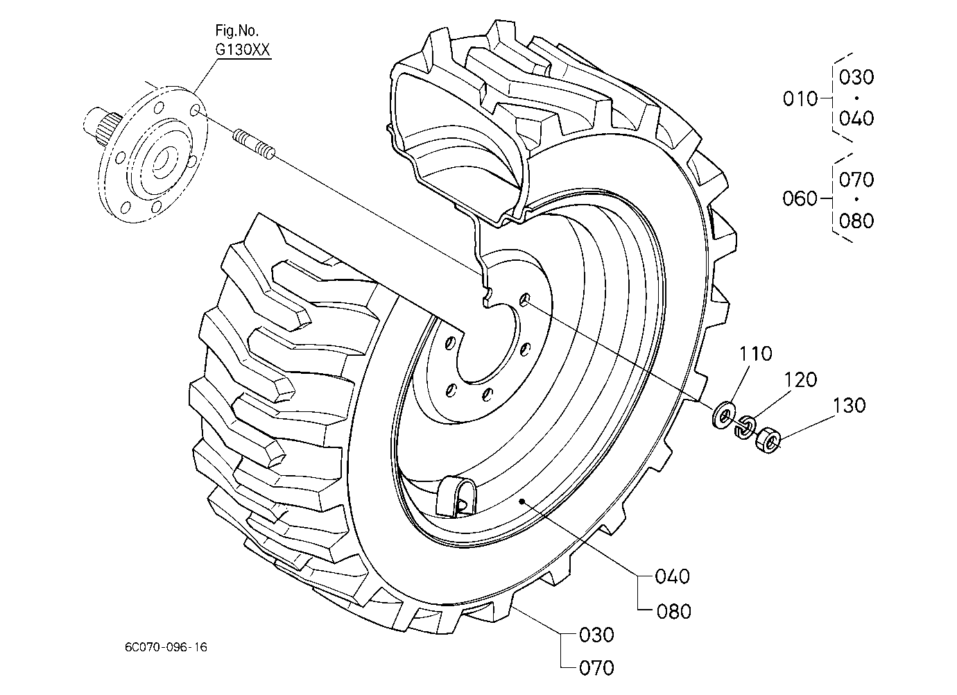 Front Wheel(23*8.50-14R4)