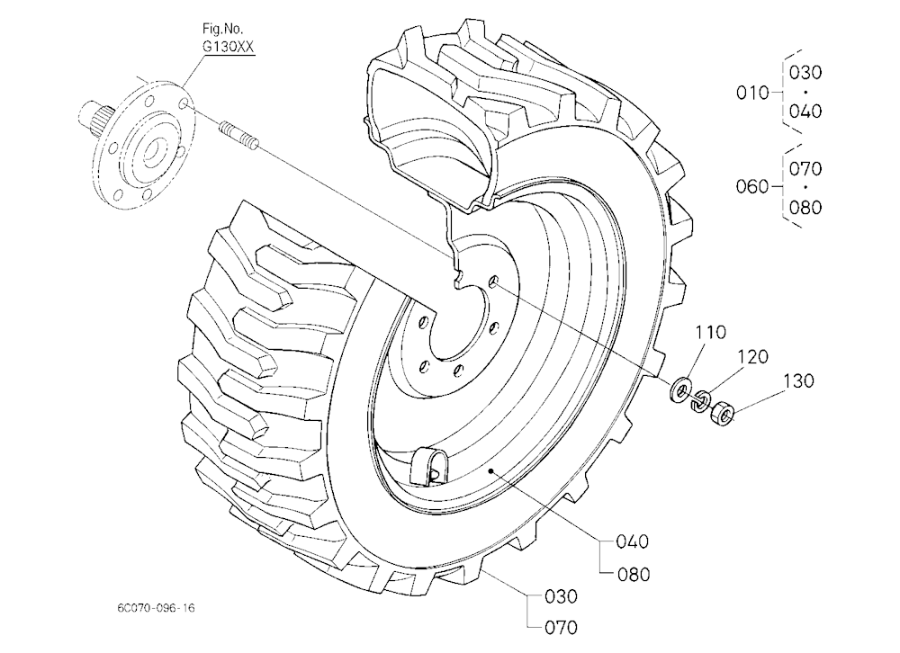 Front Wheel(23*8.50-14R4)