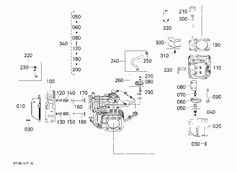 CYLINDER HEAD (T2380A S.No.>=20954)