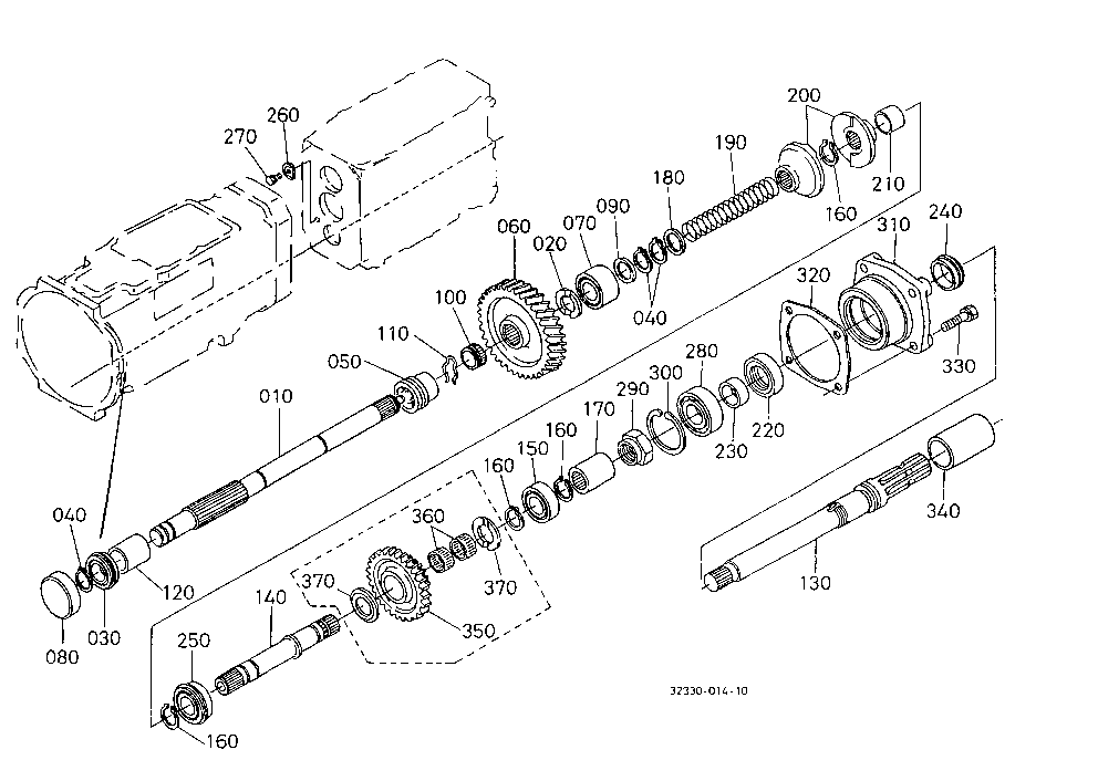 Pto Countershaft