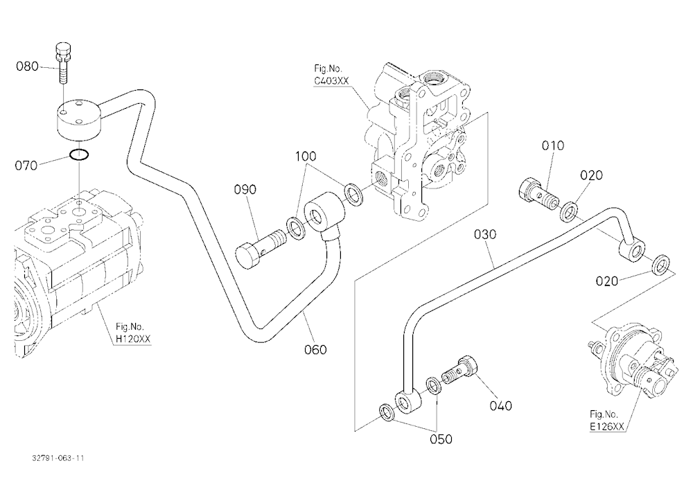 Pto Hydraulic Oil Line