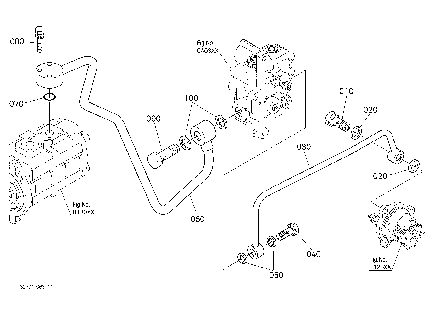 Pto Hydraulic Oil Line