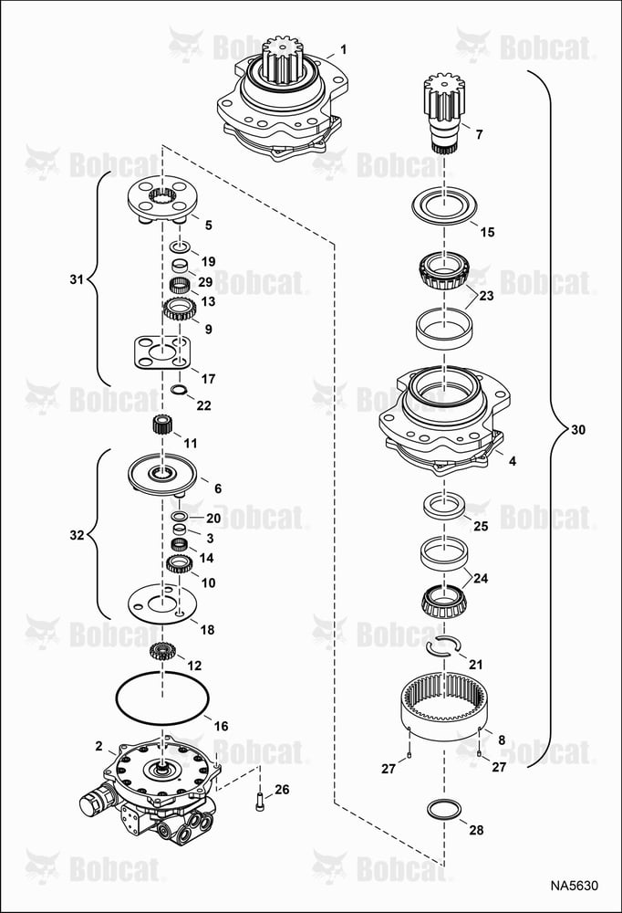 Slew Motor (Carrier)
