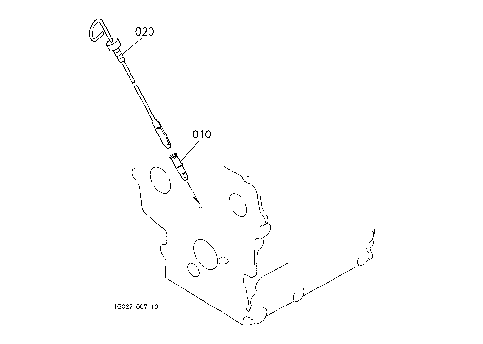 Dipstick And Guide