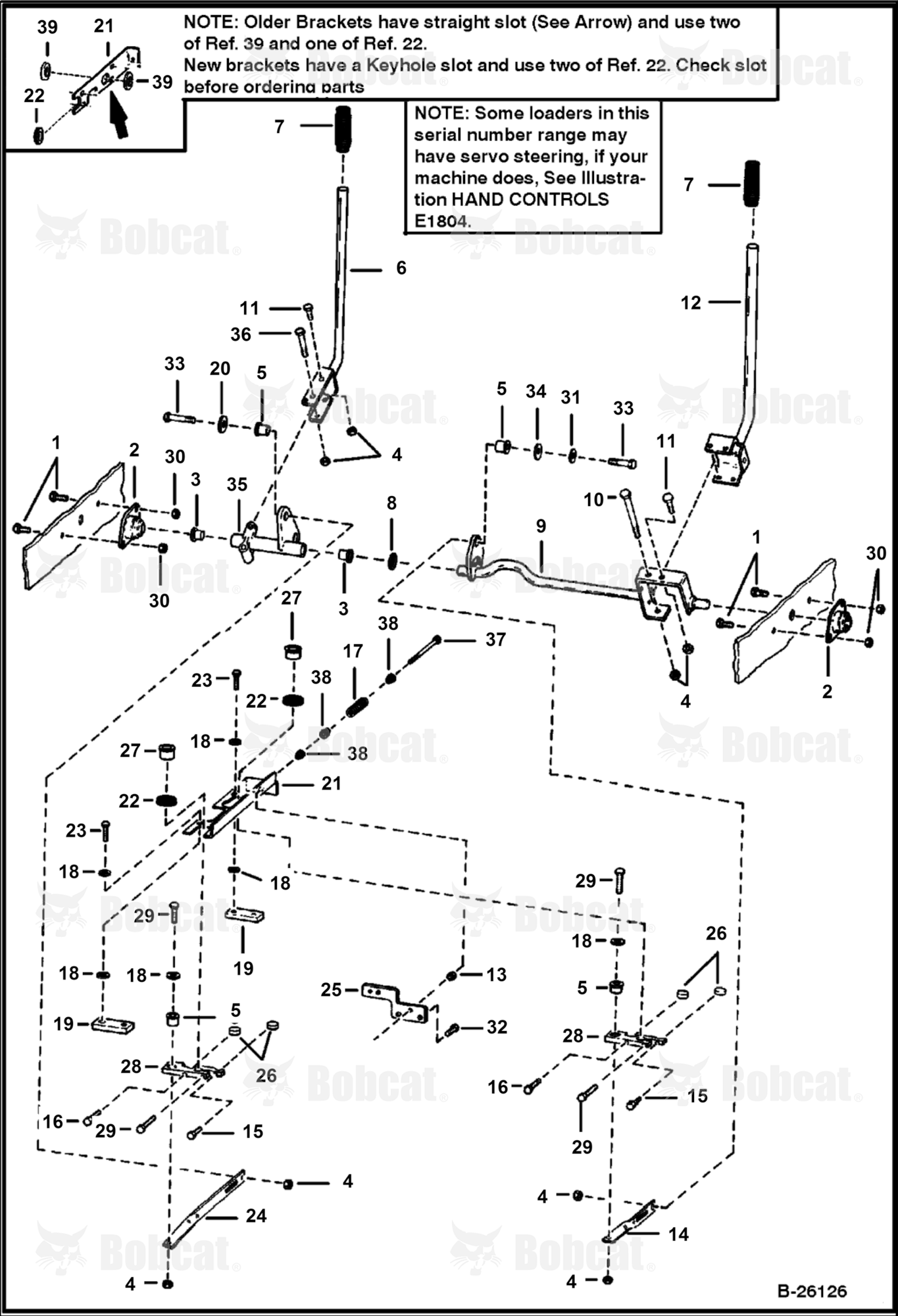 Hand Controls  503724001 - 503725999, 503734222 - 503749999