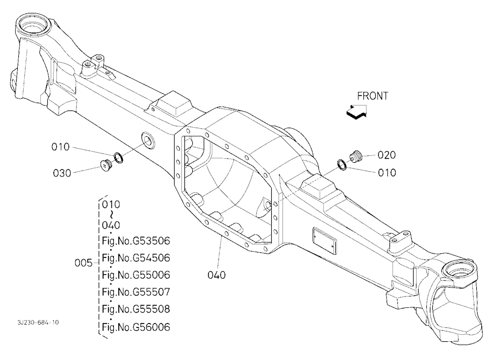 Front Axle Housing [Front Axle Component] [With Fr