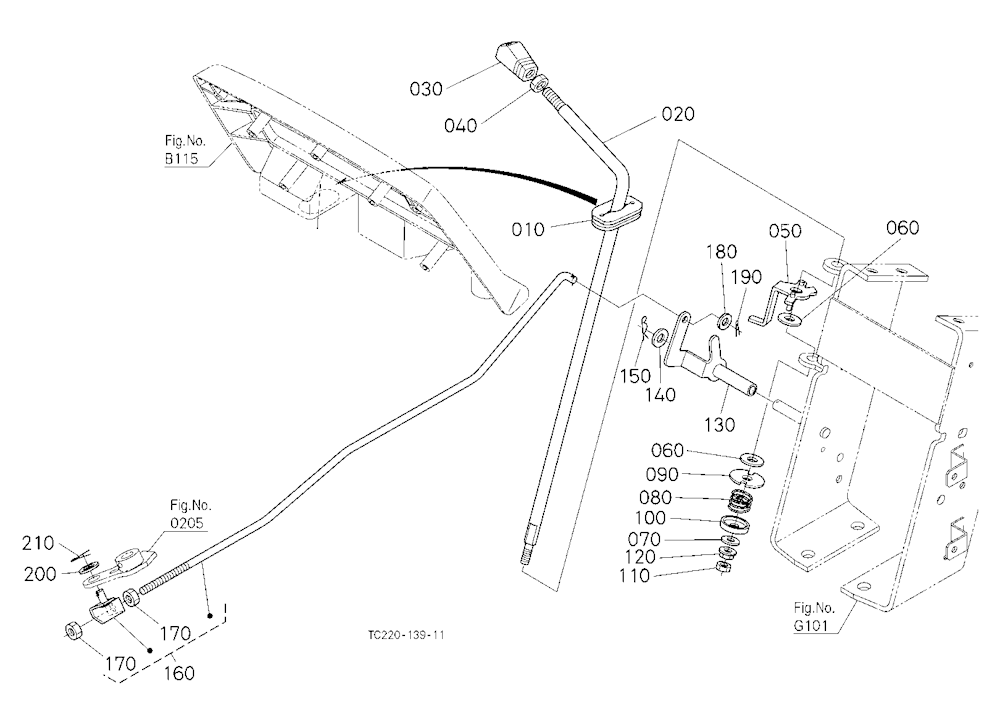 Accelerator Linkage [Except Hst Type]