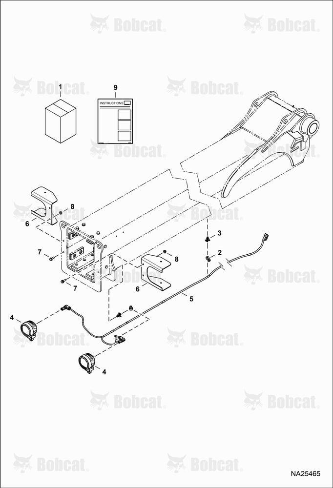 Boom Work Light Kit
