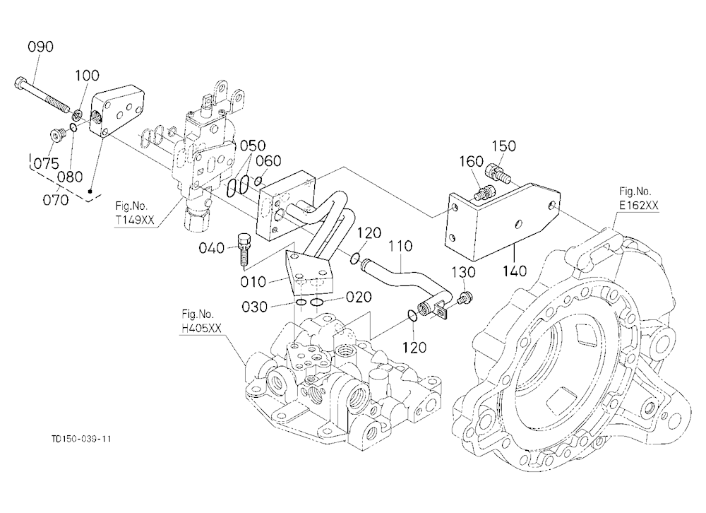 Auxiliary Control Valve Base (W/G No.L8335) [A] [O