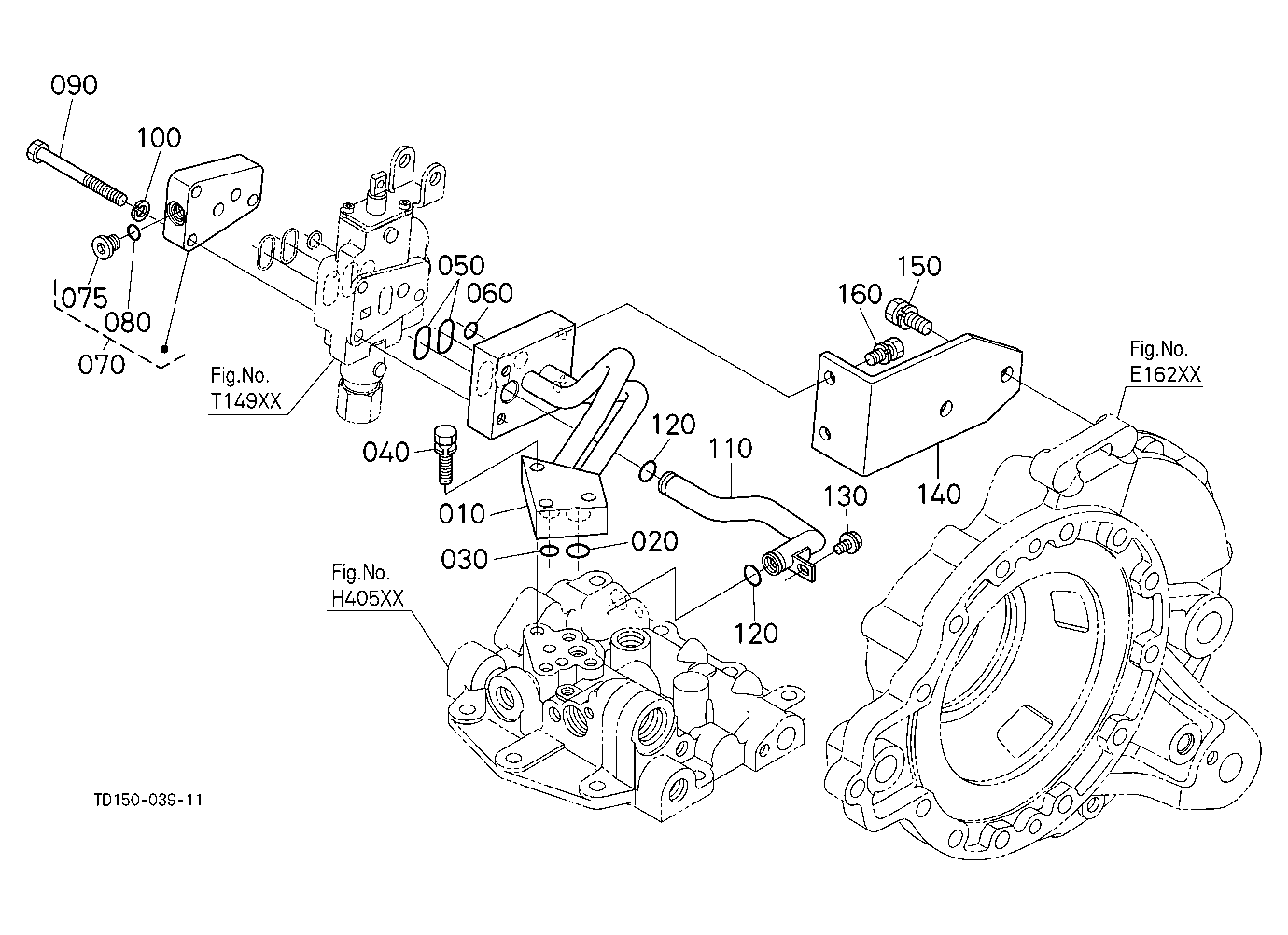 Auxiliary Control Valve Base (W/G No.L8335) [A] [O