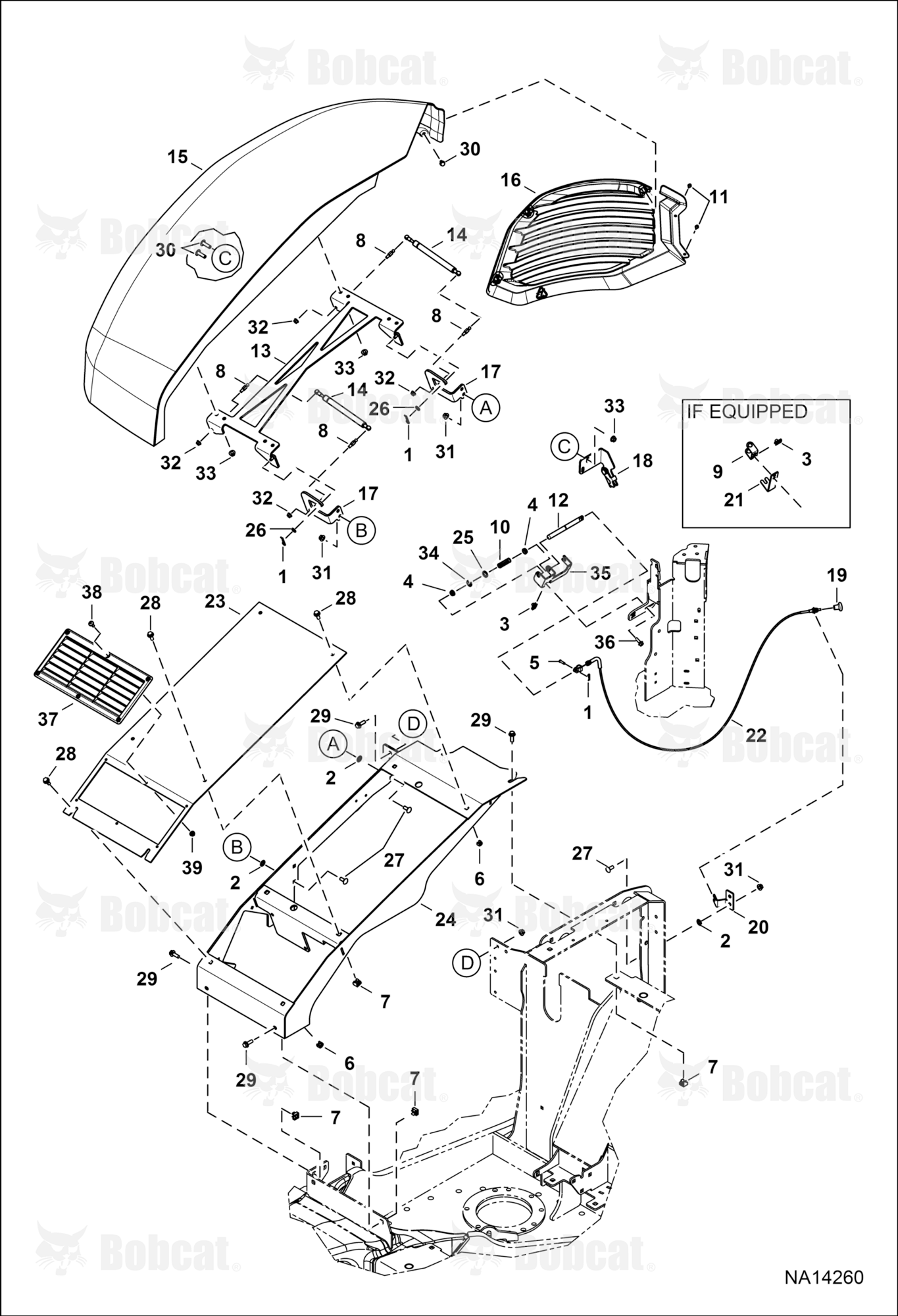 RH Cover  B48411001 - B48414991
